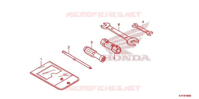 OUTIL Honda SCOOTER 150 AIR-BLADE 2021  ACA150CAFM