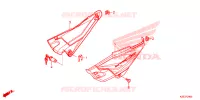 FILTRE A AIR   COUVERCLE LATERAL pour Honda DREAM NEO 110 de 2017