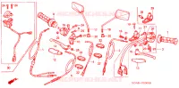 COMMODO   LEVIER   CABLE pour Honda CG 125 CARGO de 2004
