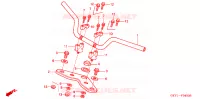 GUIDON   TE DE FOURCHE pour Honda APE 50 de 2001