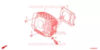 CYLINDRE pour Honda FUTURE 125 Spoked wheels, Rear brake drum de 2012