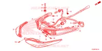 FEUX pour Honda FUTURE 125 Spoked wheels, Rear brake drum de 2012