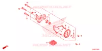 POMPE A HUILE pour Honda FUTURE 125 Spoked wheels, Rear brake drum de 2012
