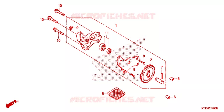 POMPE A HUILE Honda MOTO 125 FUTURE 2012  AFS125MSD