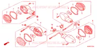 CLIGNOTANT pour Honda CB 1300 SUPER FOUR ABS de 2014
