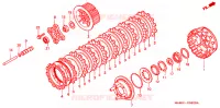 EMBRAYAGE pour Honda GL 1500 GOLD WING ASPENCADE de 1998