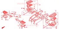 REPOSE PIED pour Honda GL 1500 GOLD WING ASPENCADE de 1998