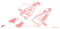 FILTRE A AIR   COUVERCLE LATERAL pour Honda CBX 250 TWISTER de 2004