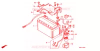 BATTERIE pour Honda NT 650 HAWK GT de 1988