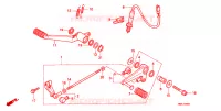 PEDALE pour Honda NT 650 HAWK GT de 1988
