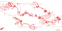 CLIGNOTANT pour Honda CTX 700 DCT ABS de 2017