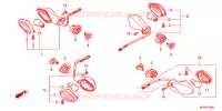 CLIGNOTANT pour Honda NC 700 ABS DCT de 2012