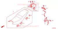 SELLE pour Honda NEW MEGA PRO 150 PGMFi, Casted wheels de 2011