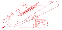 SILENCIEUX D'ECHAPPEMENT pour Honda CG 125 TITAN KICK de 2004