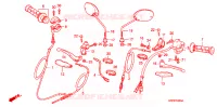 COMMODO   LEVIER   CABLE pour Honda POP 100 2LA de 2007