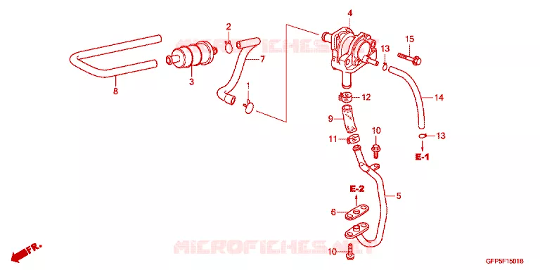 FILTRE A AIR - SOUPAPE D'AIR Honda MOTO 100 POP 2009  RF1009