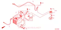 BATTERIE pour Honda NXR 150 BROS ARRANQUE ELÉTRICO de 2013