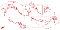 CLIGNOTANT pour Honda NXR 150 BROS ARRANQUE ELÉTRICO de 2013