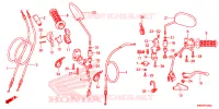 COMMODO   LEVIER   CABLE pour Honda XRE 300 ABS de 2013
