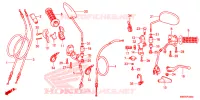 COMMODO   LEVIER   CABLE pour Honda XRE 300 ABS de 2013