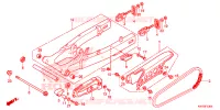 BRAS OSCILLANT pour Honda XRE 300 de 2014