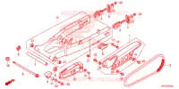 BRAS OSCILLANT pour Honda XRE 300 de 2016