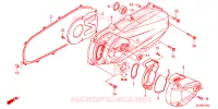 COUVERCLE GAUCHE pour Honda AIRBLADE 125 de 2015