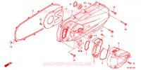 COUVERCLE GAUCHE pour Honda AIRBLADE 125 de 2014