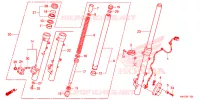 FOURCHE pour Honda XRE 300 ABS de 2017