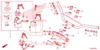 GUIDON   TE DE FOURCHE pour Honda XRE 300 de 2015
