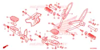 REPOSE PIED pour Honda XRE 300 de 2022