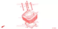 CYLINDRE pour Honda XRE 300 de 2022