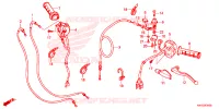 LEVIER DE GUIDON   CABLE   COMMODO pour Honda XRE 300 de 2022