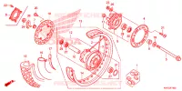 ROUE ARRIERE pour Honda XRE 300 de 2022