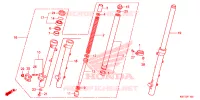 FOURCHE pour Honda XRE 300 de 2023
