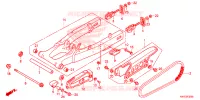 BRAS OSCILLANT pour Honda XRE 300 de 2017