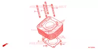 CYLINDRE pour Honda XRE 300 de 2017