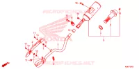 SILENCIEUX D'ECHAPPEMENT pour Honda CRF 125 F de 2024