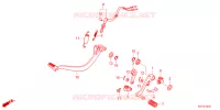 PEDALE pour Honda Z 125 MONKEY de 2025