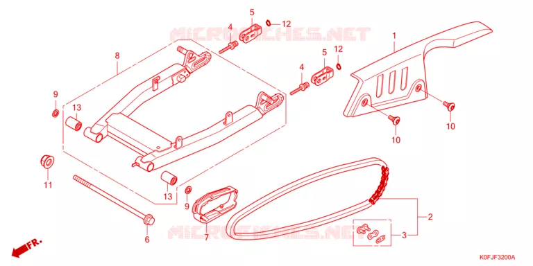 BRAS OSCILLANT Honda MOTO 125 MONKEY 2024  Z125MAS