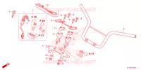 STEERING HANDLE/KEY SET pour Honda NAVI 110 de 2022