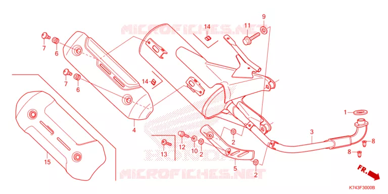 SILENCIEUX D'ECHAPPEMENT Honda MOTO 110 NAVI 2021  NVA110M_WB