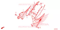 FILTRE A AIR   COUVERCLE LATERAL pour Honda CB 125 TWISTER de 2021