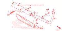 SILENCIEUX D'ECHAPPEMENT pour Honda DREAM NEOD 110 CASTED WHEEL de 2014