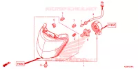 PHARE pour Honda DREAM NEOD 110 ELECTRIC START de 2014