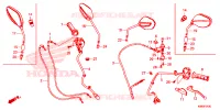 LEVIER DE GUIDON   CABLE   COMMODO pour Honda XRE 190 de 2017