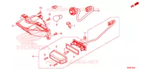 FEU ARRIERE pour Honda XRE 190 de 2016