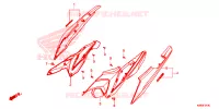 COUVERCLES LATERAUX pour Honda XRE 190 de 2018