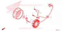 ALTERNATEUR pour Honda XRE 190 de 2019