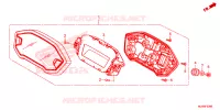 COMPTEUR pour Honda CB 500 X de 2019